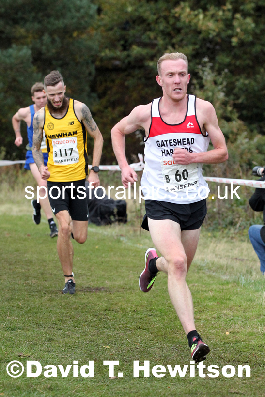 Senior mens 2021 National Cross Country Relays, Berry Hill Park, Mansfield. Photo: David T. Hewitson/Sports for All Pics